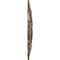 Ekena Millwork Riley Ceiling Medallion (Fits Canopies up to 4 5/8"), 18"OD x 3 1/2"ID x 1 1/2"P, Warm Silver CM18RLWSS - alternate 3